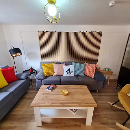 펜션 Bird's Nest Fachwerk Altstadt Weinstrasse Bis 10 Personen